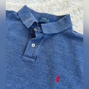 Ralph Lauren Custom Fit Navy Polo Shirt